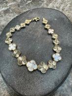 14k Gouden Klavertje Vier Armband, Ophalen of Verzenden, Nieuw, Goud, Met bedels of kralen