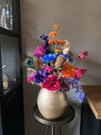 Prachtige Zijden bloemen in Toetervaas Set Compleet, Ophalen of Verzenden, Nieuw