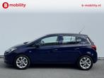 Opel Corsa 1.0 Turbo Edition 90Pk 5-Drs. Airco Cruise Contro, Auto's, Voorwielaandrijving, Stof, Blauw, 23 km/l