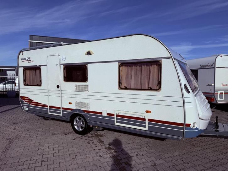 Home-Car Racer 49 EU bouwjaar 2007 met voortent, Caravans en Kamperen, Caravans, Bedrijf, tot en met 4, 1000 - 1250 kg, Rondzit