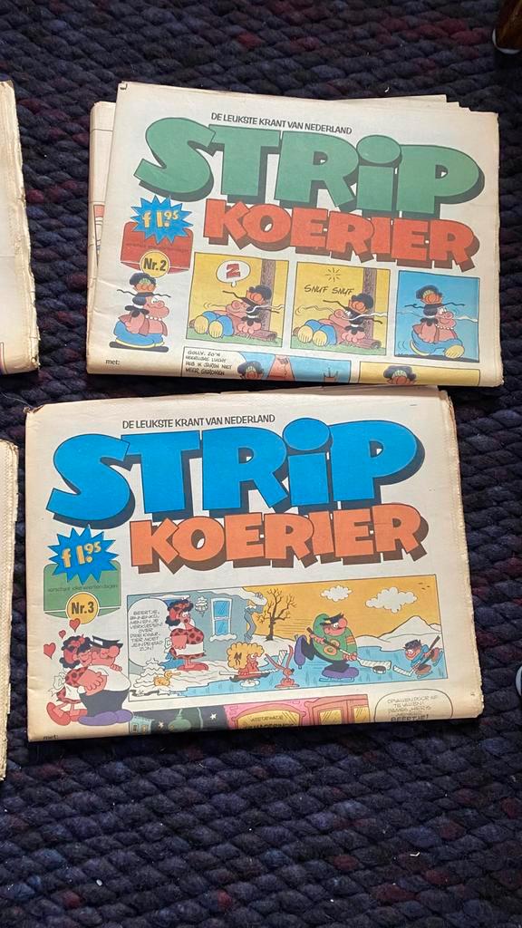 Complete set Stripkoerier (21 x) en Stripkrant (7x), Boeken, Stripboeken, Zo goed als nieuw, Eén stripboek, Ophalen of Verzenden