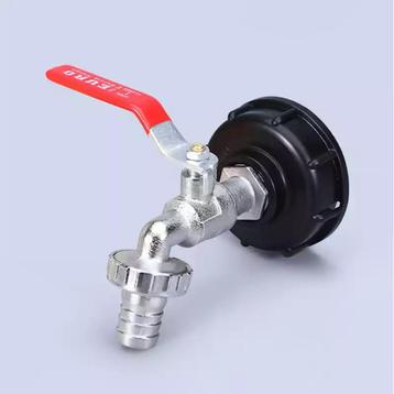 IBC Adapter met 3/4” kogelkraan en 19 mm slangtule beschikbaar voor biedingen