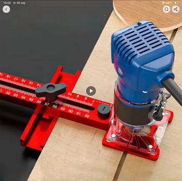 Geleiderail 65mm freesmachine - Cirkelfrees mogelijk beschikbaar voor biedingen