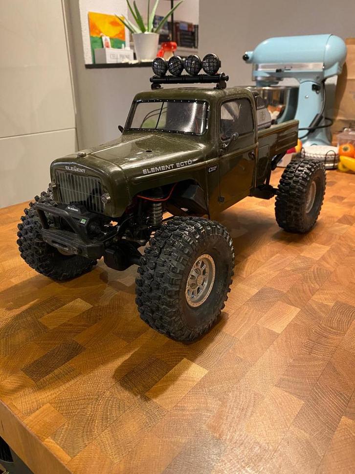 RC crawler Element Ecto 1:10 RTR met 2 accu's en lader, Hobby en Vrije tijd, Modelbouw | Radiografisch | Auto's, Gebruikt, Auto offroad