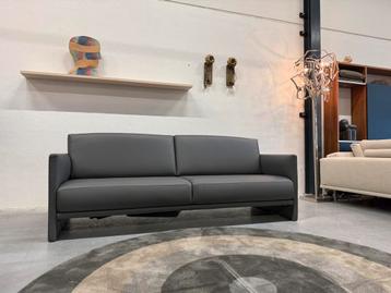 Nieuw Rolf Benz Cara Bank Grijs leer Design voetenbank 220 beschikbaar voor biedingen