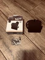 LENZ Toiletrolhouder Nero met klep zwart Nieuw!, Ophalen of Verzenden, Nieuw, Zwart