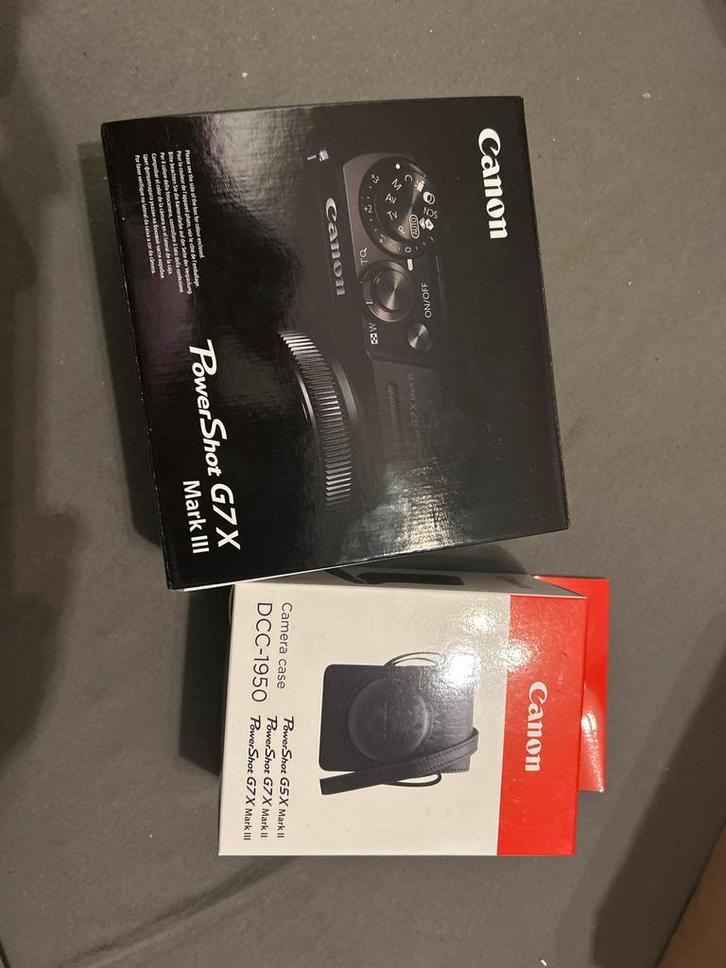 Canon PowerShot G7 X Mark III Nieuw!, Audio, Tv en Foto, Fotocamera's Digitaal, Nieuw, Compact, Canon, Ophalen of Verzenden