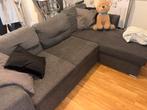 Hoek-slaapbank grijze, Huis en Inrichting, Banken | Sofa's en Chaises Longues, Ophalen, Gebruikt, Vierpersoons of meer