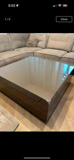 Glazen Salontafel - Vierkant - 120x120cm 160x100, Gebruikt, 50 tot 100 cm, 100 tot 150 cm, Vierkant