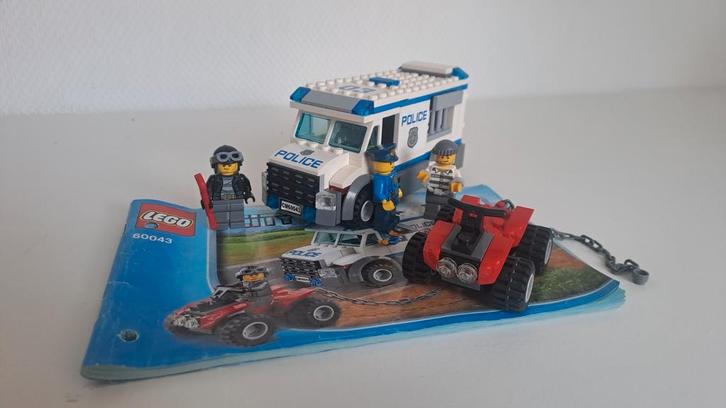 LEGO City Politie Gevangenentransport- 60043, Kinderen en Baby's, Speelgoed | Duplo en Lego, Zo goed als nieuw, Lego, Complete set