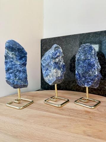 Lot van 3 Sodaliet op pin - NERGENS GOEDKOPER !  beschikbaar voor biedingen