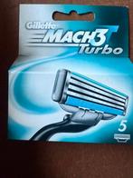 Te koop gillette mach3 turbo scheermesjes, Ophalen, Nieuw, Gehele gezicht