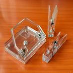 Vintage acryl perforator Manok No 287 + 2 klemmen - 1980's, Ophalen of Verzenden, Gebruikt