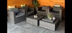 Loungeset Bellagio 4 stoelen met nieuwe kussens + 2 hockers, Tuin en Terras, Tuinsets en Loungesets, 4 zitplaatsen, Ophalen of Verzenden
