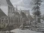 gravure plassende man in Winsum Groningen, Bendorp 1793, Antiek en Kunst, Kunst | Etsen en Gravures, Verzenden