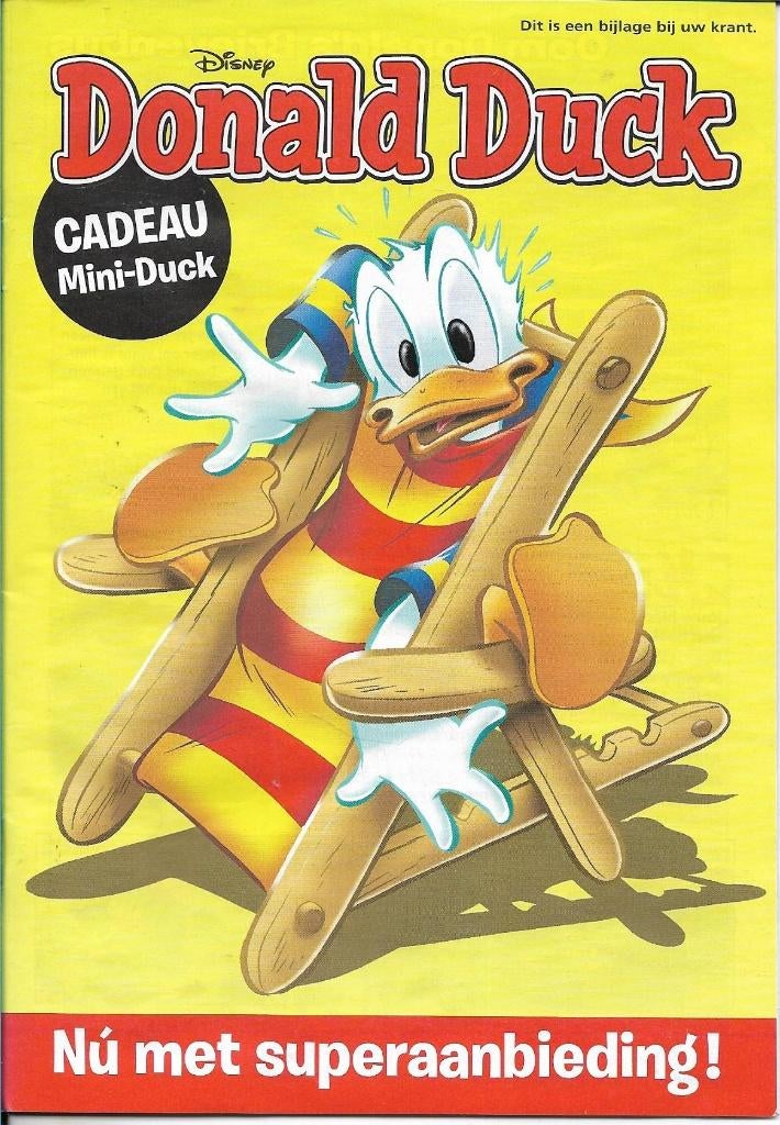 Donald Duck - Speciale bijlage van de krant 2021, Boeken, Eén stripboek, Verzenden, Gelezen