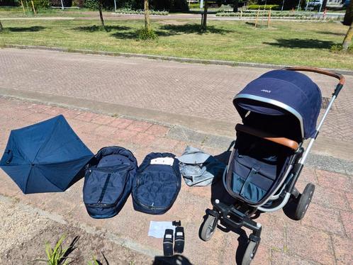 Joolz geo 2 parrot blue, Kinderen en Baby's, Kinderwagens en Combinaties, Gebruikt, Kinderwagen, Overige merken, Luchtbanden, Met reiswieg