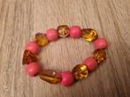 Bruin roze armband armbanden (voor goed doel), Overige materialen, Overige kleuren, Nieuw, Ophalen of Verzenden