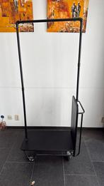 Verrijdbare kapstok / garderobe rek, Ophalen, Metaal, Wandkapstok, Minder dan 100 cm