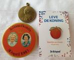 Penning Wilhelmina Button Juliana Beatrix Pin Willem Alexand, Ophalen of Verzenden, Zo goed als nieuw, Nederland, Overige typen