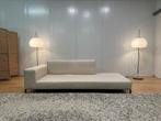 SPOTPRIJS Minotti Crèmekleurige Bank – Ter Herstoffering, Ophalen, Gebruikt, 100 tot 125 cm, Bank minotti bankstel sofa chaise longue