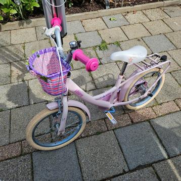 Roze Volare Ashley 16 inch meisjesfiets met zijwieltjes  beschikbaar voor biedingen