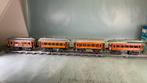 4 stuks Bing spoor 0 Teakwagen set 4 stuks ., Antiek en Kunst, Ophalen of Verzenden