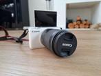 Canon EOS m10 systeemcamera + extra 55-200 mm lens, Audio, Tv en Foto, Fotocamera's Digitaal, Ophalen of Verzenden, Zo goed als nieuw