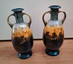 Prachtig paar antieke Jugendstil vazen,, Antiek en Kunst, Antiek | Vazen, Ophalen