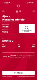 Ajax kaart te koop, Eén persoon