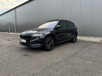 Skoda Karoq 1.5 TSI ACT Sportline 150pk 2022 Zwart Pano Cam beschikbaar voor biedingen