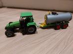 Siku Deutz-Fahr tractor met een gier- of vacuümtankaanhanger, Ophalen of Verzenden, Gebruikt, Tractor of Landbouw, SIKU