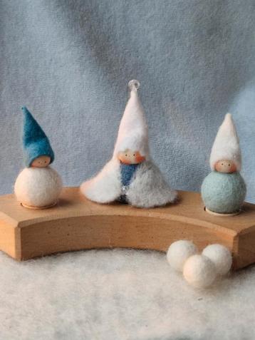 Koning Winter kabouter jaarring steker winter Seizoenstafel  beschikbaar voor biedingen