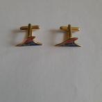 Teab Nieuwe manchetknopen 43 Gemechaniseerde Brigade, Ophalen of Verzenden, Landmacht, Nederland, Embleem of Badge