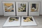 Fon Klement - 5 ingelijste posters (als set of los), Antiek en Kunst, Ophalen of Verzenden