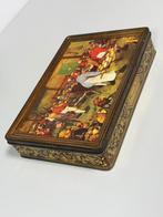 Vintage De Gruyter blikken trommel Brueghel 1953 antiek blik, Ophalen of Verzenden, Zo goed als nieuw