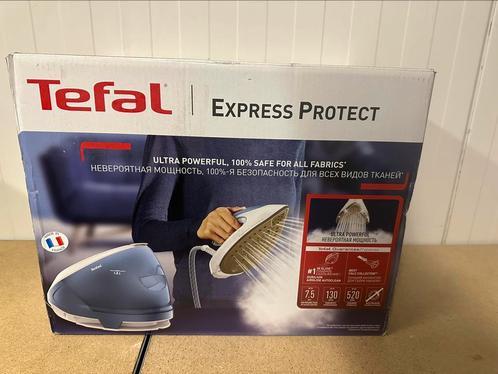 Tefal Express Protect SV9202 -Stoomgenerator, Witgoed en Apparatuur, Strijkijzers en Strijkplanken, Zo goed als nieuw, Strijkijzer met snoer