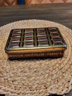 Vintage Driessen Carro's blik - goud/bruin, Ophalen of Verzenden, Gebruikt, Koek(jes), Overige merken