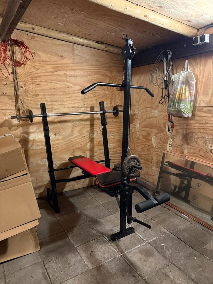 Multifunctionele krachtstation, Sport en Fitness, Fitnessapparatuur, Zo goed als nieuw, Krachtstation, Rug, Ophalen