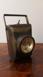 Antieke koperen zaklamp Sunlite Junior autolamp, Ophalen of Verzenden, Gebruikt, Auto's
