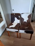 Eetkamerstoelen aangeboden, Huis en Inrichting, Stoelen, Ophalen, Gebruikt, Bruin, Hout