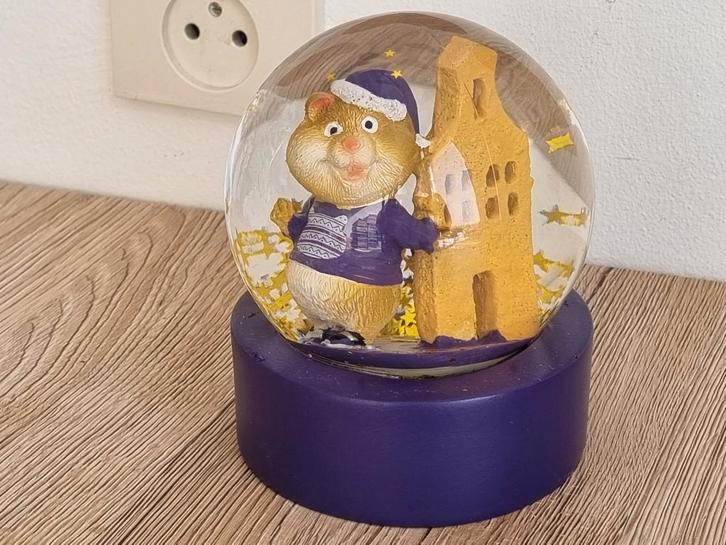 Mooie Kerstmis Goud Glitter Bol Hamster Albert Heijn Nieuw, Diversen, Kerst, Nieuw, Ophalen of Verzenden