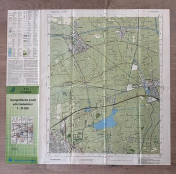 Topografische kaarten van Nederland 25K 1982-1999 beschikbaar voor biedingen