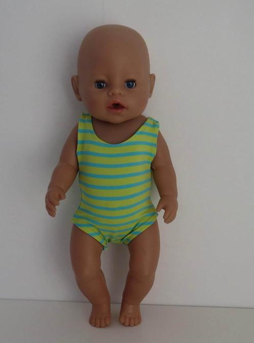 poppenkleertjes babypop born 43cm (badpak ), Kinderen en Baby's, Speelgoed | Poppen, Nieuw, Babypop, Verzenden