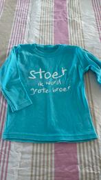 Maat 92 blauw longsleeve grote broer, Kinderen en Baby's, Ophalen of Verzenden, Zo goed als nieuw, Jongen, Shirt of Longsleeve
