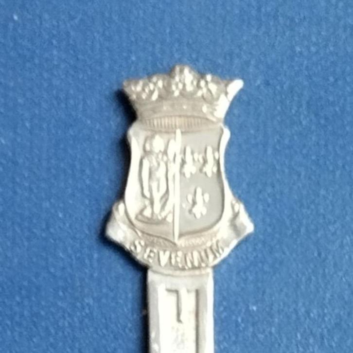 verzilverde briefopener wapen Sevenum (SOLA 90), Antiek en Kunst, Curiosa en Brocante, Ophalen of Verzenden