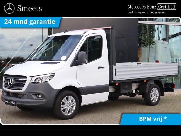 Mercedes-Benz Sprinter 317 CDI LED AUT. OPEN LAADBAK, Auto's, Bestelauto's, Bedrijf, Te koop, Mercedes-Benz Certified, Airbags