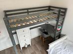 Nieuwe Hoogslaper Ties met Bureau - 90x200, Kinderen en Baby's, Kinderkamer | Stapelbedden en Hoogslapers, Ophalen of Verzenden