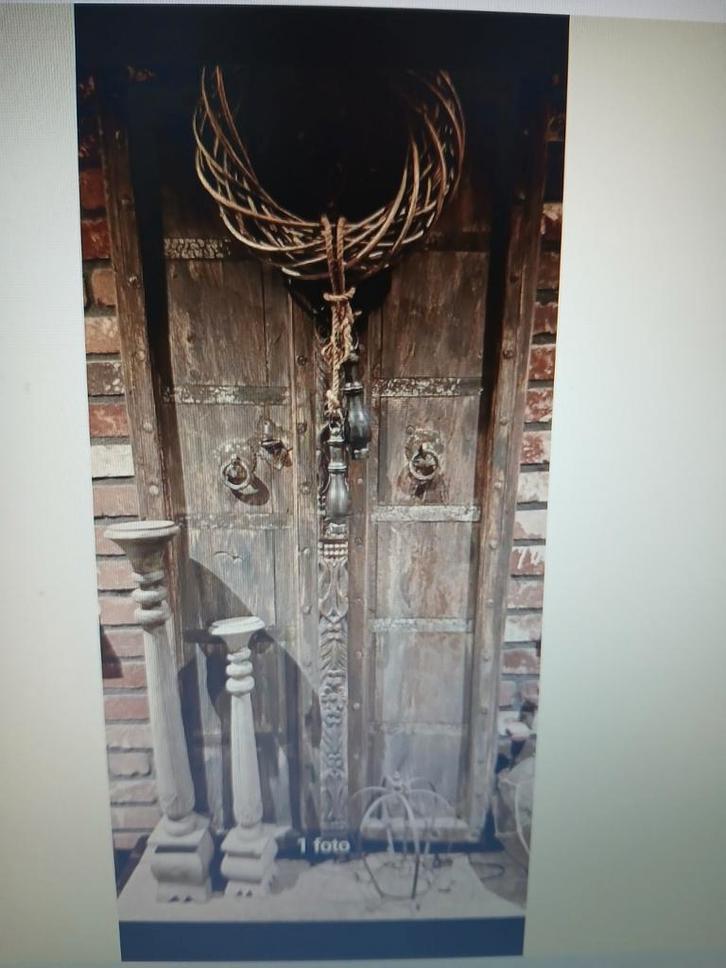 Authentieke oud Luik uit India, Huis en Inrichting, Woonaccessoires | Wanddecoraties, Ophalen