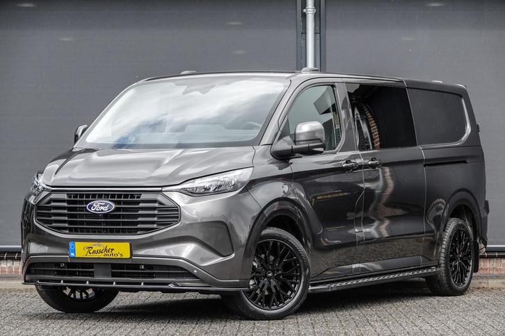Ford Transit Custom L2H1 Dubbel Cabine 2.5PHEV 233Pk Aut. |, Auto's, Bestelauto's, Bedrijf, Te koop, 360° camera, ABS, Achteruitrijcamera